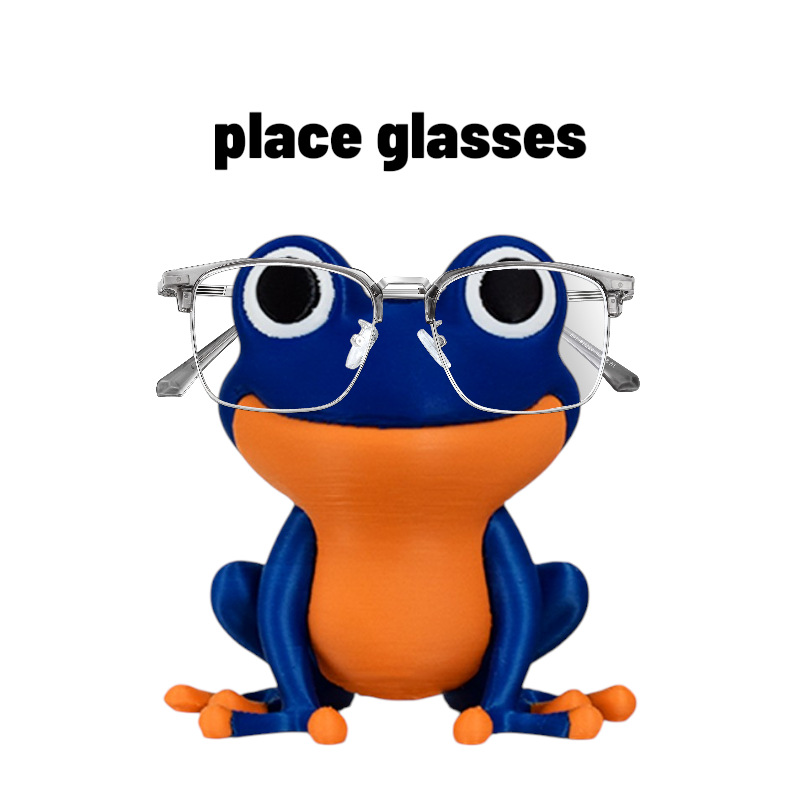 3D Printing Glasses Frames - Bingkai Kacamata Bentuk Katak Bermata Besar