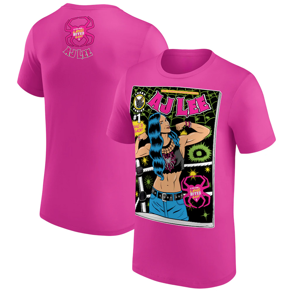 3D Printing Web - Kaos Pria Pink AJ Lee Spider