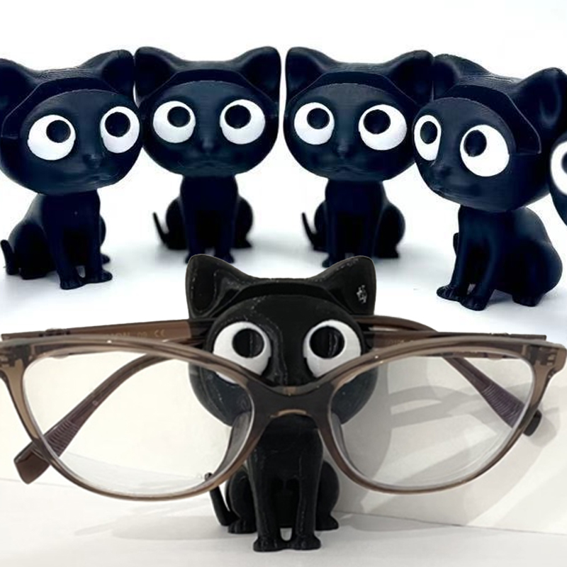 3D Printing Glasses Frames - Tempat Kacamata 3D Bentuk Kucing Lucu,