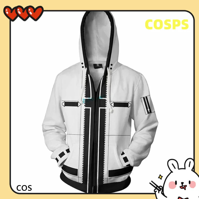 3D Printing Games Free - NO5 Kaus Hoodie Permainan Anime Cetak