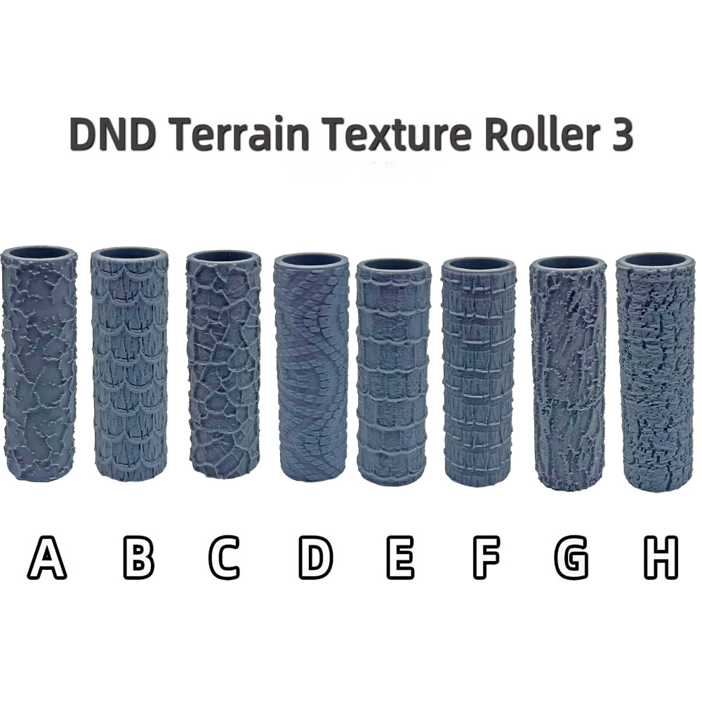3D Printing Clay - Roller Tekstur Polimer Tanah Liat untuk