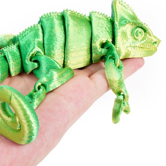 3D Printing Lizard - Fashion 3D Cetak Naga Bunglon Multi-sendi