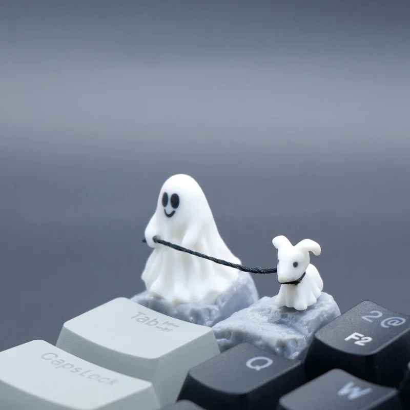 3D Printing And Additive Manufacturing - Hantu anak anjing Resin Keycap kustom