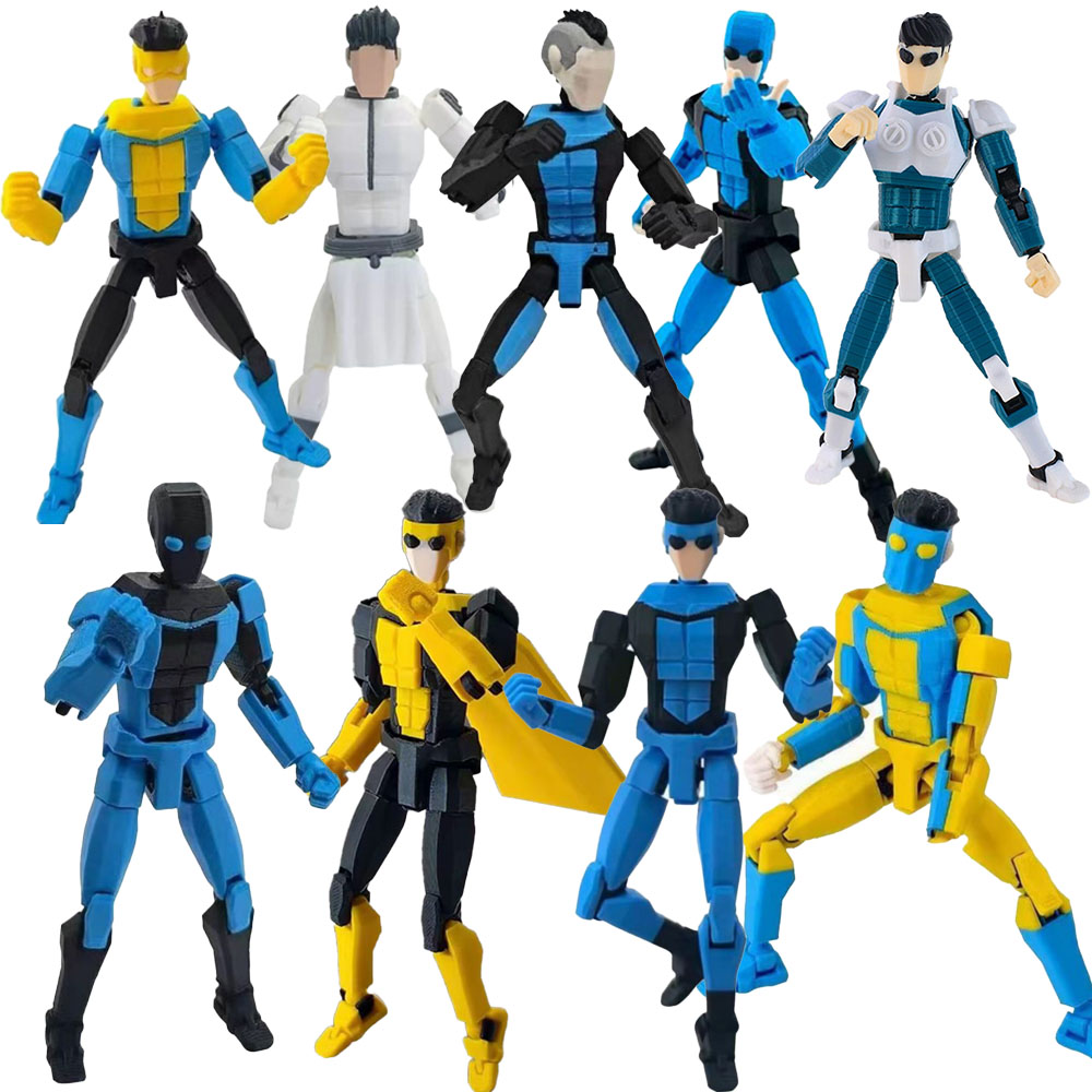 3D Printing Titanium - Figur 3D Invincible Omni-Man Titan Cetak