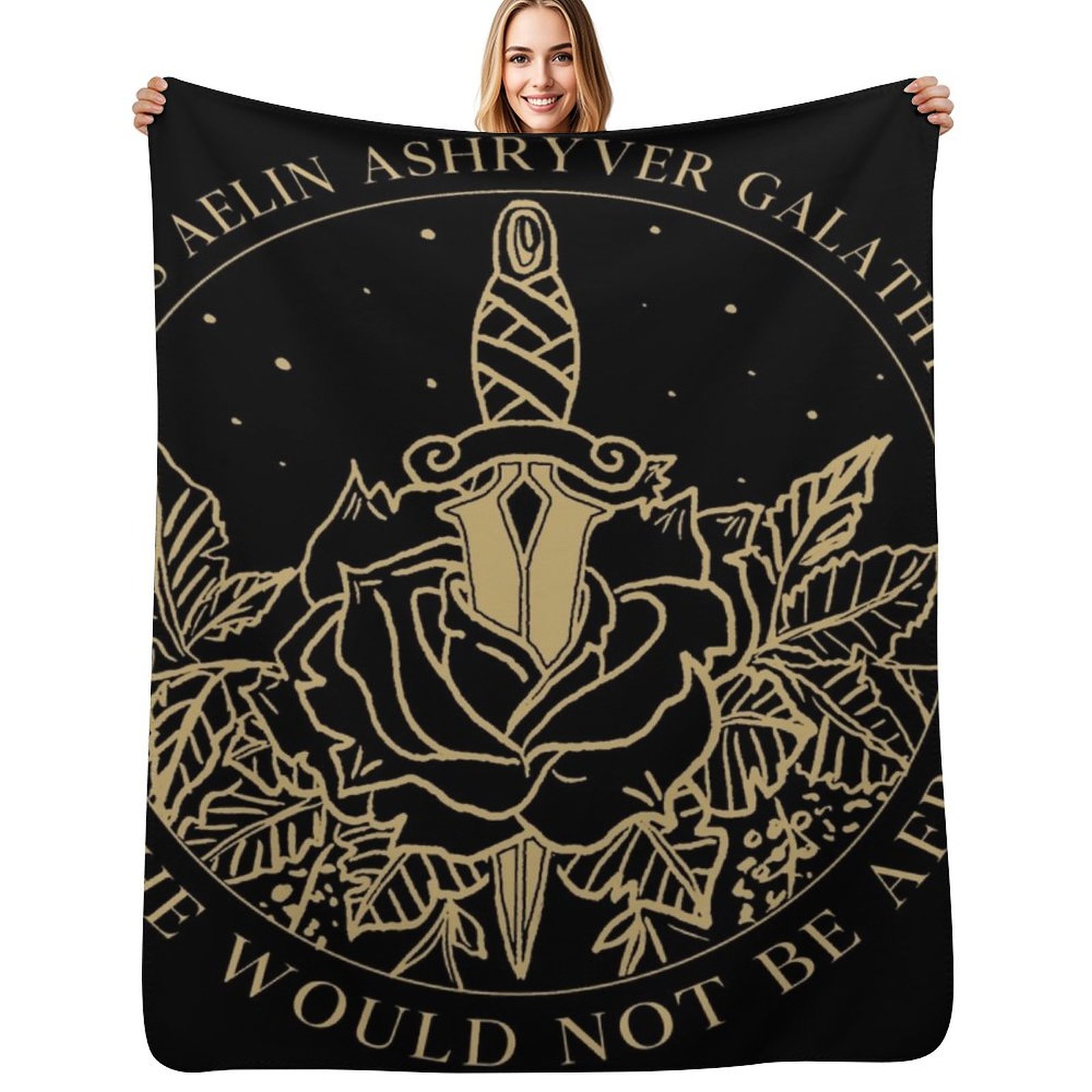 3D Printing Quotes - Aelin Galathynius - Selimut Motif Kutipan