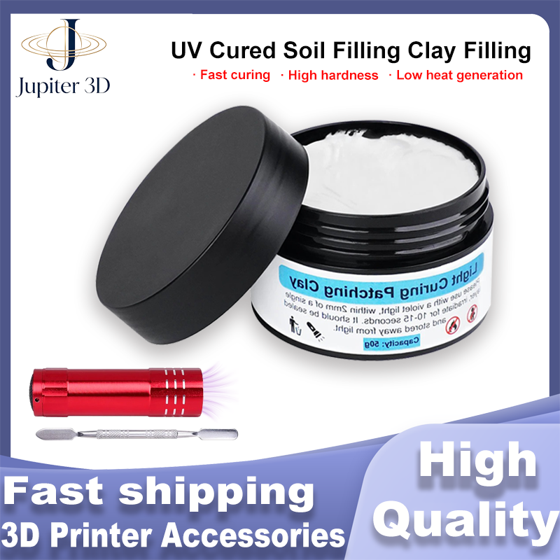 3D Printing Clay - Pasta Pengisi Tanah UV Cured untuk