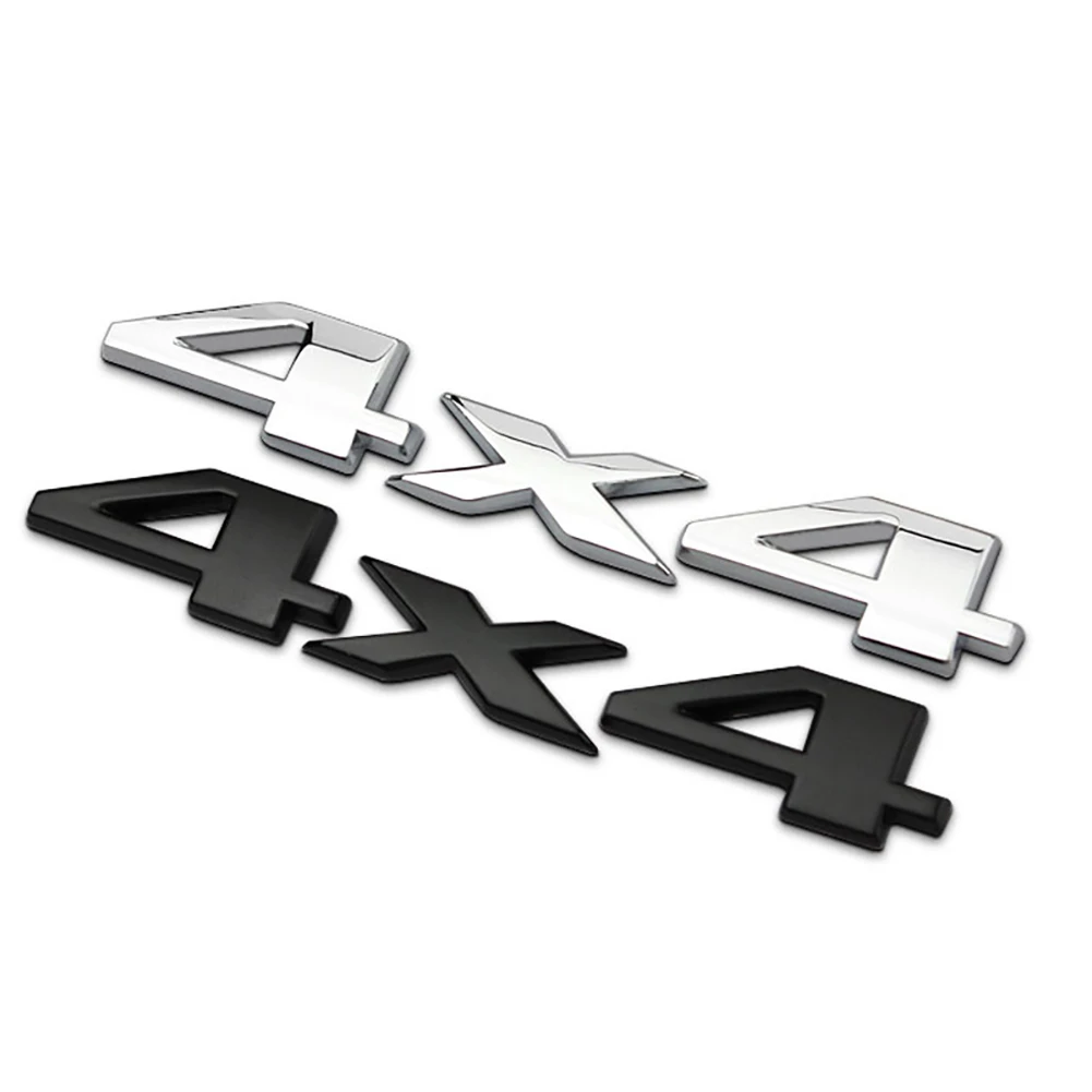 3D Printing Online - Stiker logam 3D mobil, tempelan 4WD