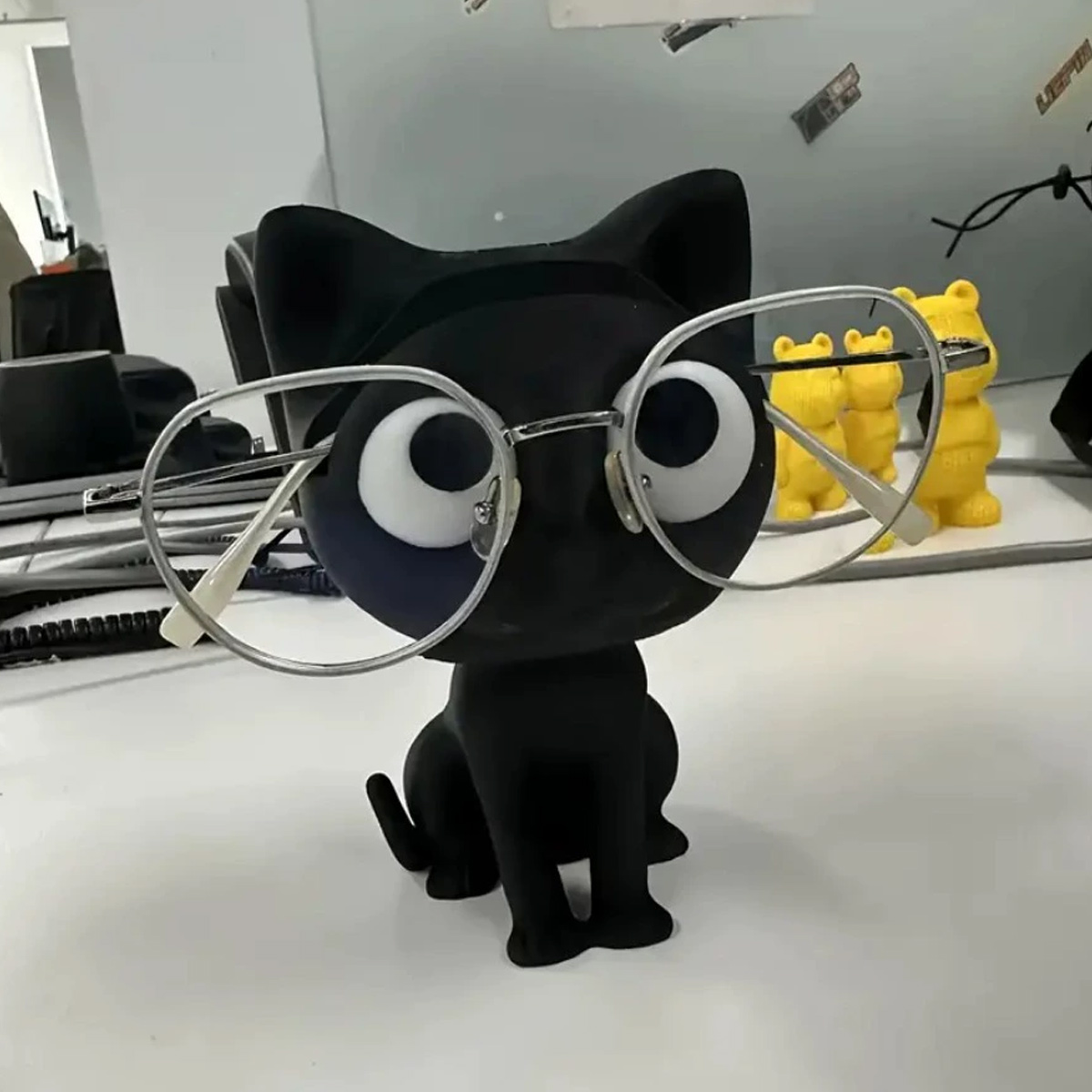 3D Printing Glasses Frames - Bingkai Kacamata Kucing Cetak 3D, Dapat