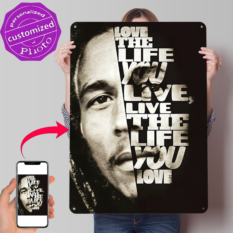 3D Printing Quotes - Poster Kutipan Bob Marley Retro 3D