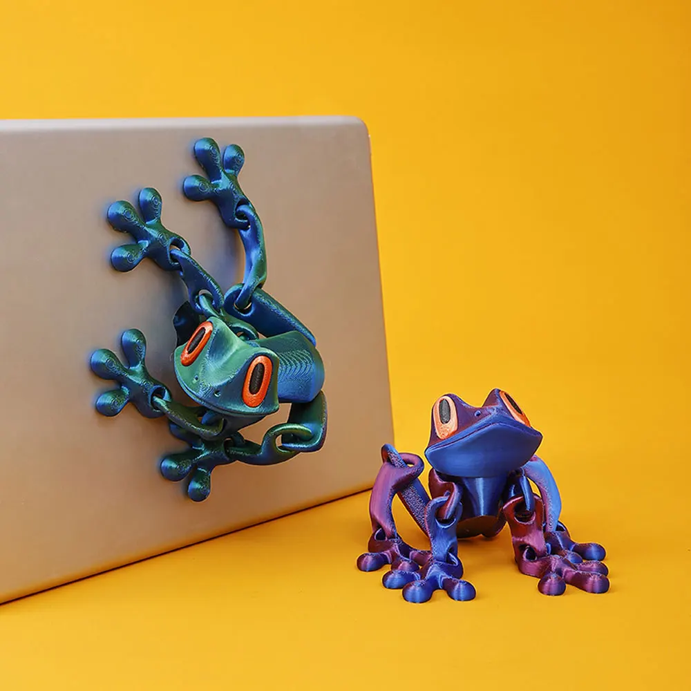 3D Printing Lizard - Cetakan 3D Simulasi Katak Pohon Sendi