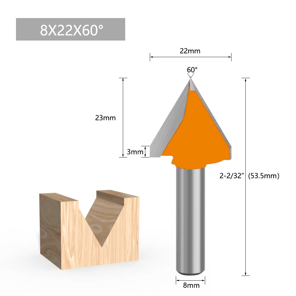 1PC 8MM Shank Milling Cutter A - 3D Printing Online ulasan dan harga