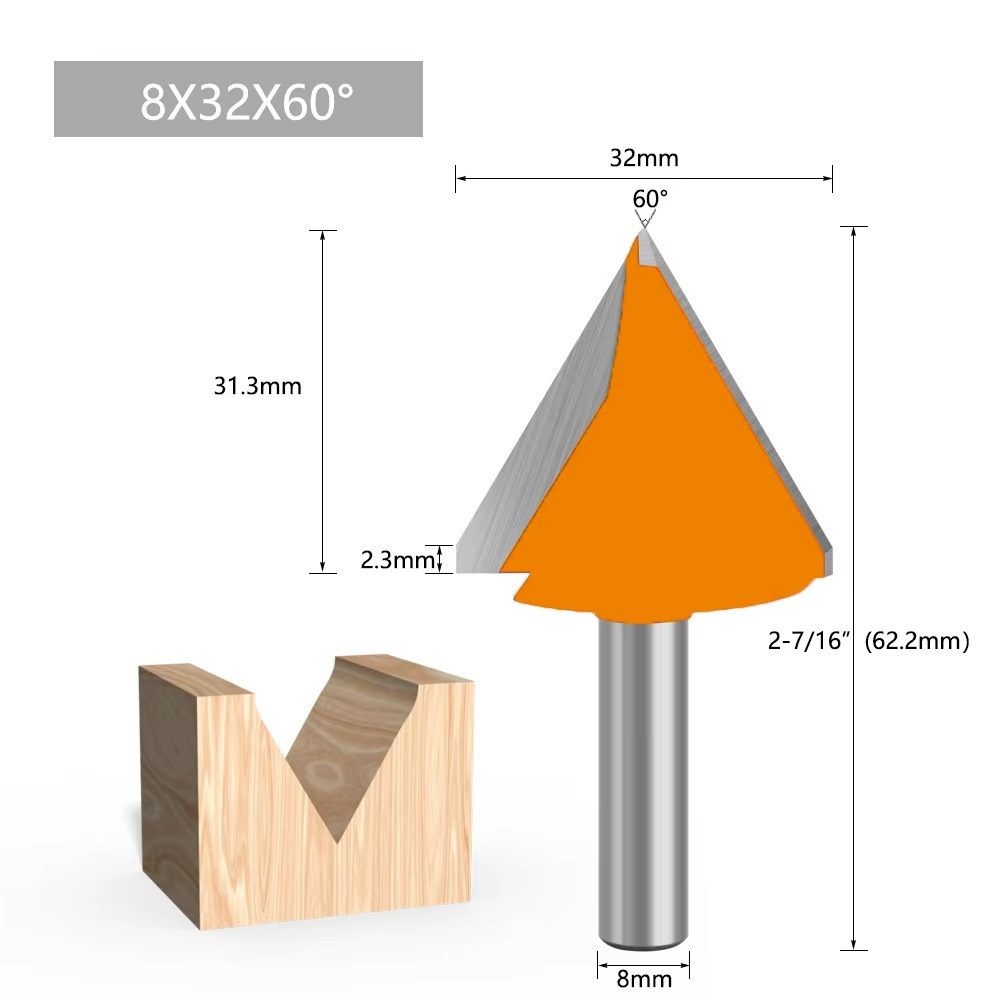 1PC 8MM Shank Milling Cutter A - 3D Printing Online ulasan dan harga