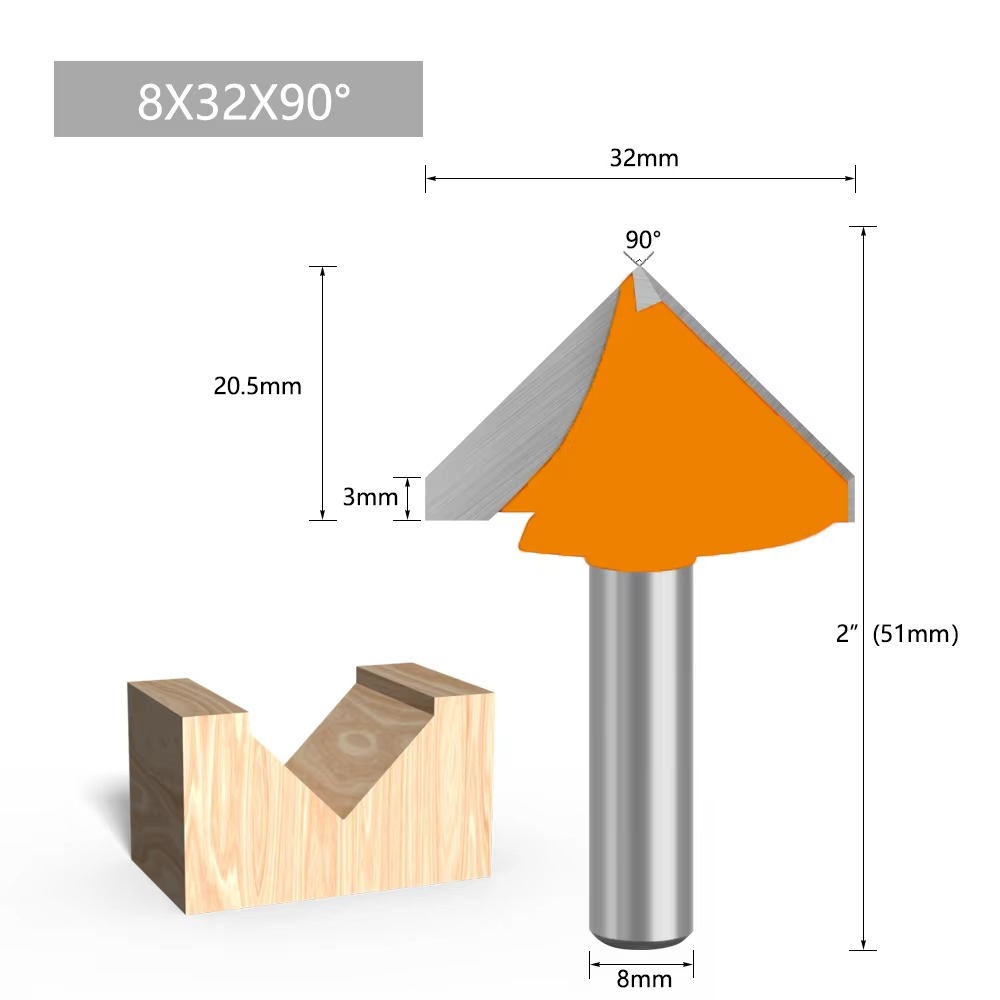 1PC 8MM Shank Milling Cutter A - 3D Printing Online ulasan dan harga