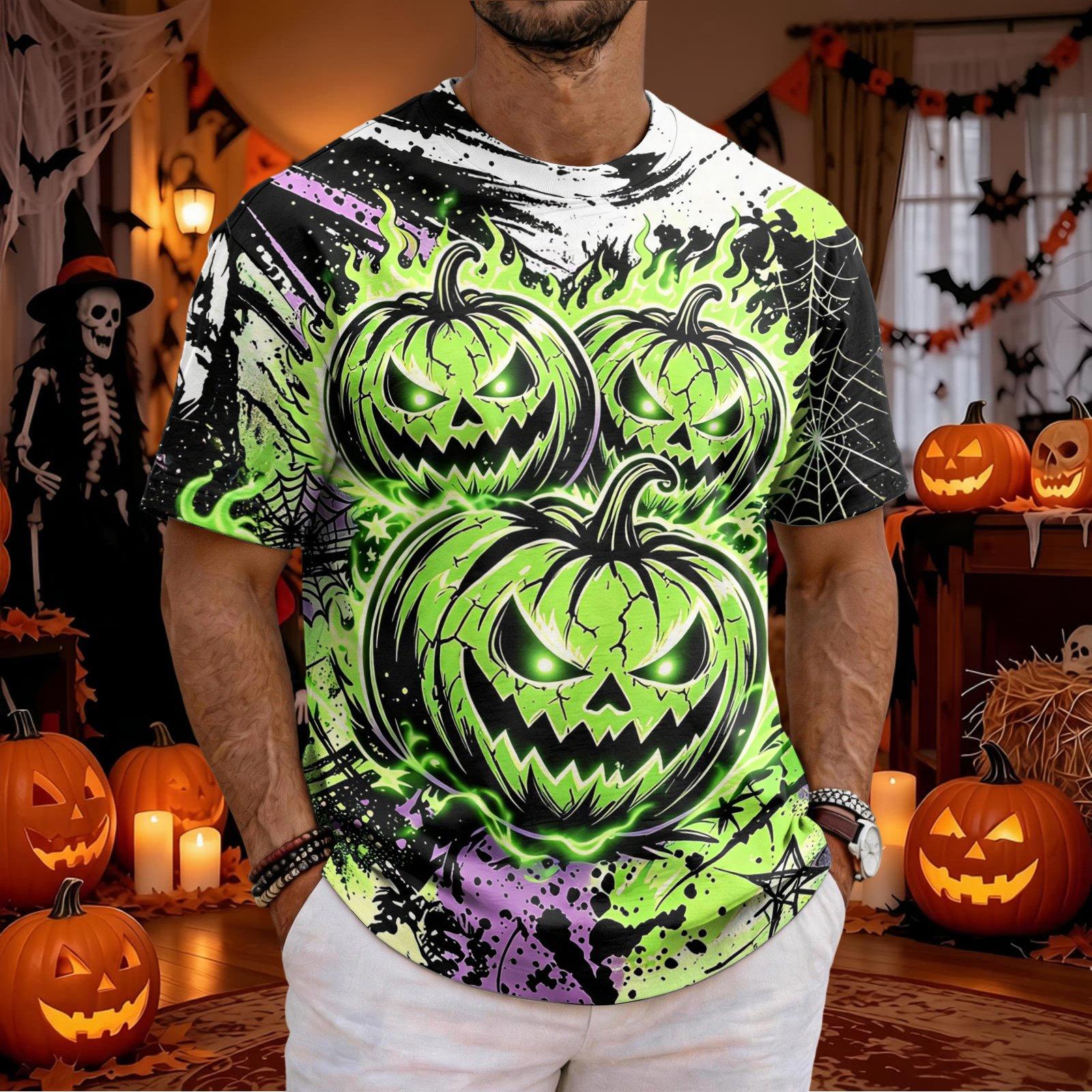 Kaos Pria Halloween Motif Waja - 3D Printing Web ulasan dan harga