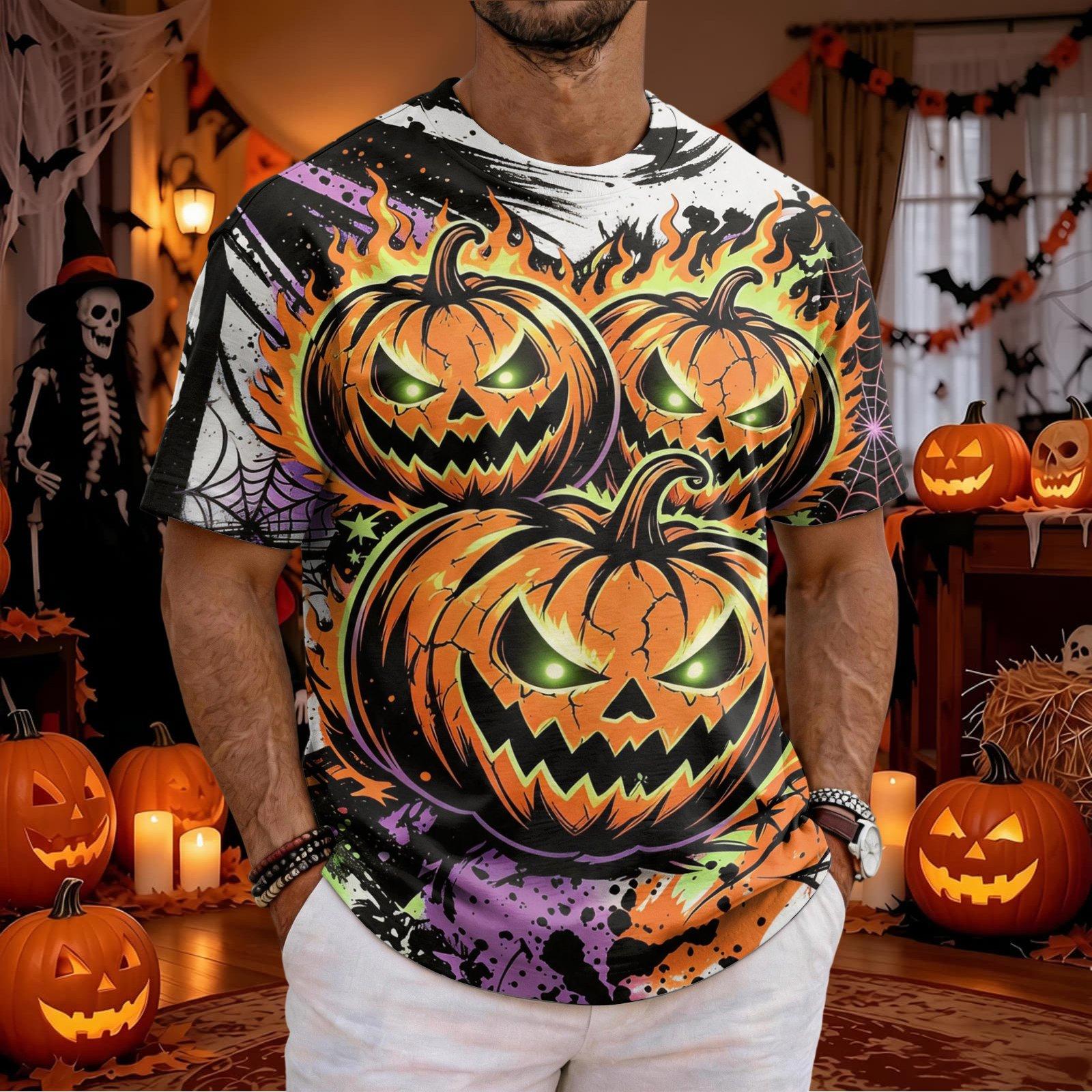 Kaos Pria Halloween Motif Waja - 3D Printing Web ulasan dan harga
