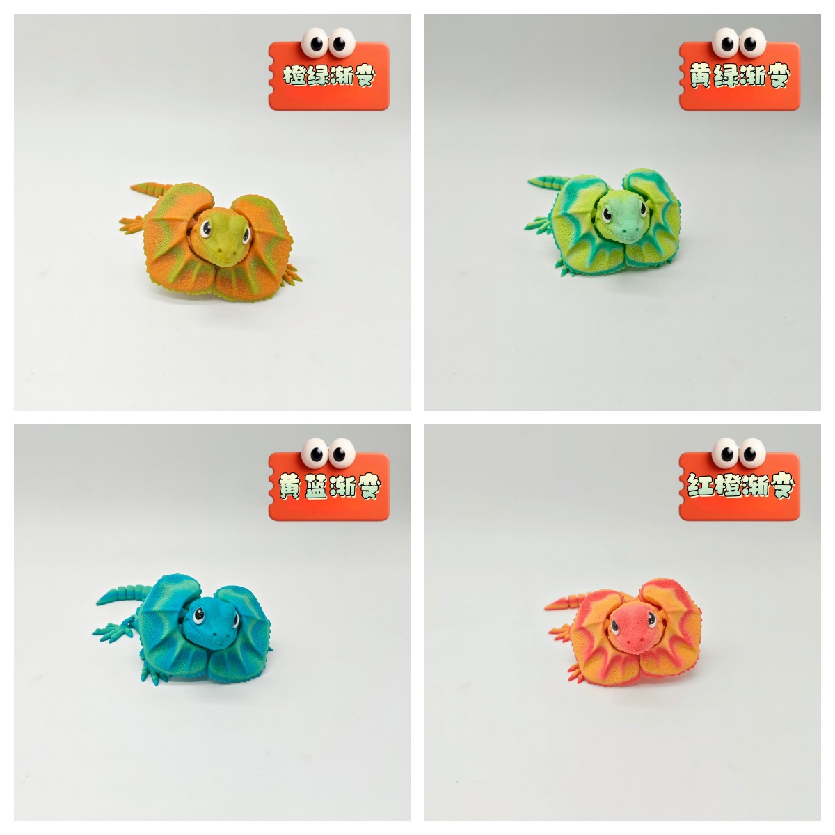 Ornamen mainan kreatif trendi  - 3D Printing Lizard ulasan dan harga