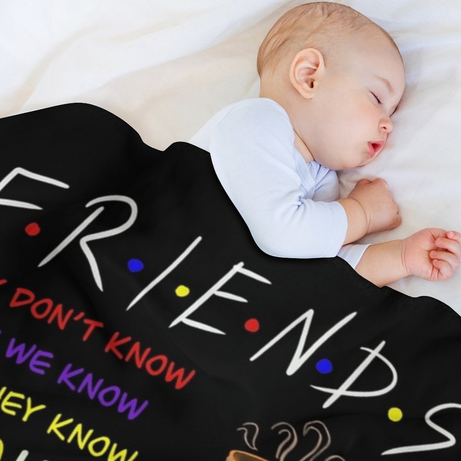 Selimut Premium Friends Quotes - 3D Printing Quotes ulasan dan harga