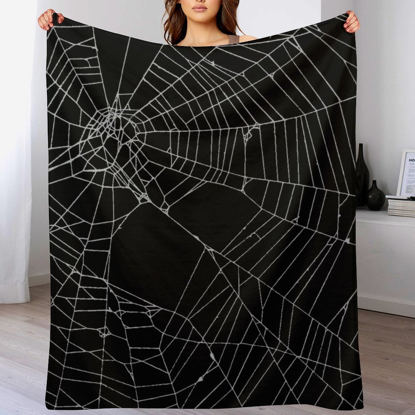 Selimut SpiderWeb Web Throw Bl - 3D Printing Web ulasan dan harga