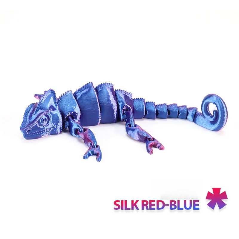 Fashion 3D Cetak Naga Bunglon  - 3D Printing Lizard ulasan dan harga