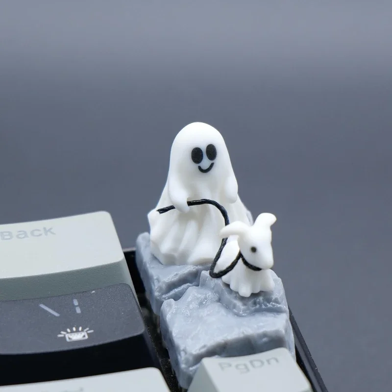 Hantu anak anjing Resin Keycap - 3D Printing And Additive Manufacturing ulasan dan harga