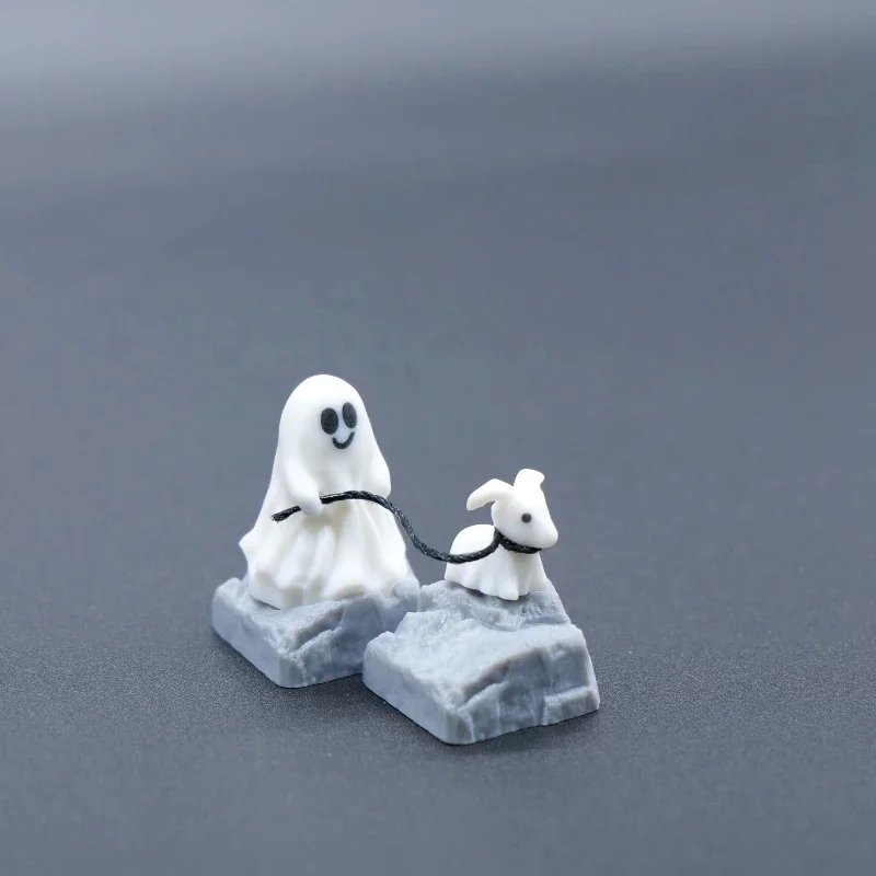 Hantu anak anjing Resin Keycap - 3D Printing And Additive Manufacturing ulasan dan harga