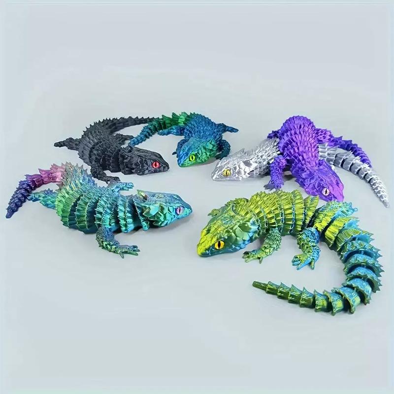 Ornamen Patung Kadal Sambung 3 - 3D Printing Lizard ulasan dan harga