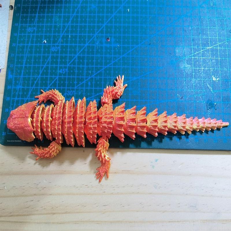 Ornamen Patung Kadal Sambung 3 - 3D Printing Lizard ulasan dan harga