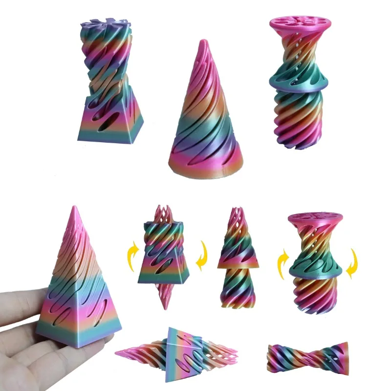Kerucut Spiral 3D dicetak High - 3D Printing Technology ulasan dan harga