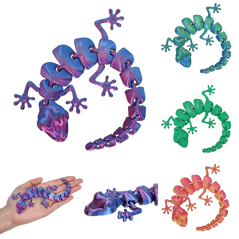 3D dicetak kadal Gecko fleksib - 3D Printing Lizard ulasan dan harga