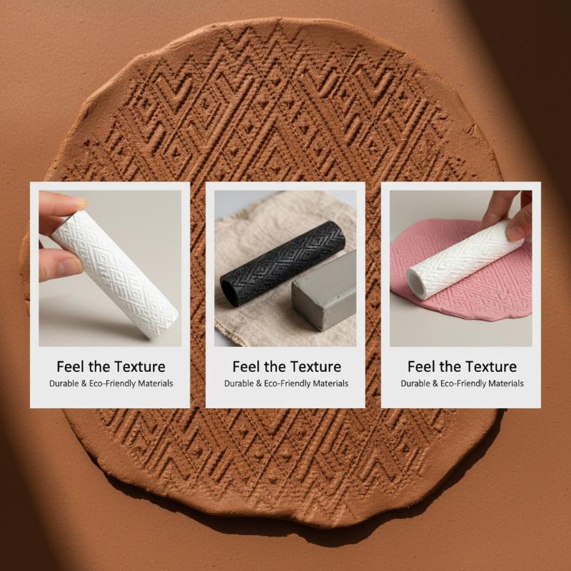 Roller Tekstur Embos Tradision - 3D Printing Clay ulasan dan harga