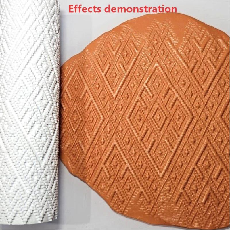 Roller Tekstur Embos Tradision - 3D Printing Clay ulasan dan harga