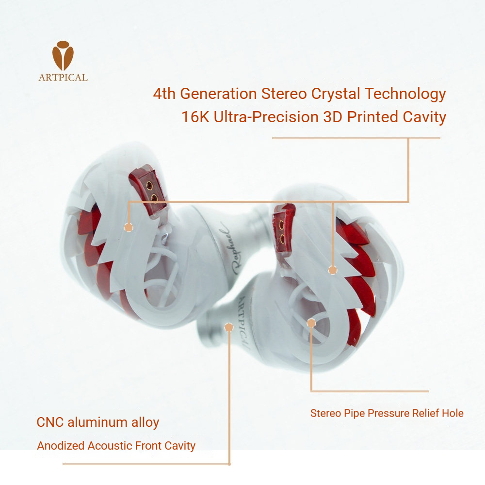 Artpical Raphael Earphone Hifi - 3D Printing Technology ulasan dan harga