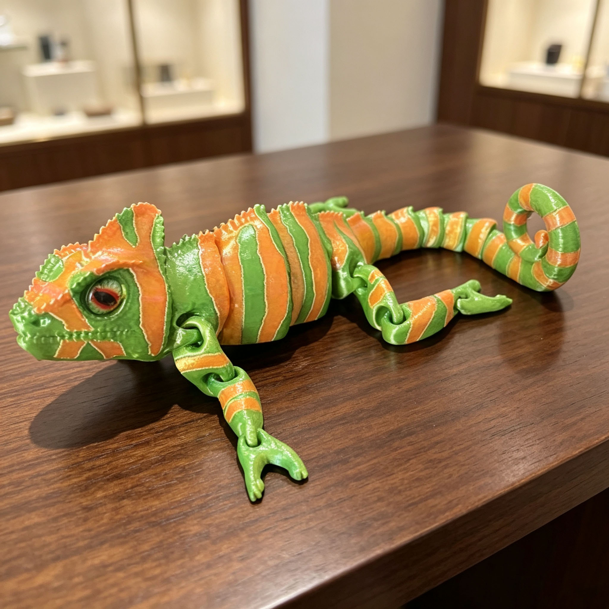 Model Mainan Dekorasi Kadal Bu - 3D Printing Lizard ulasan dan harga
