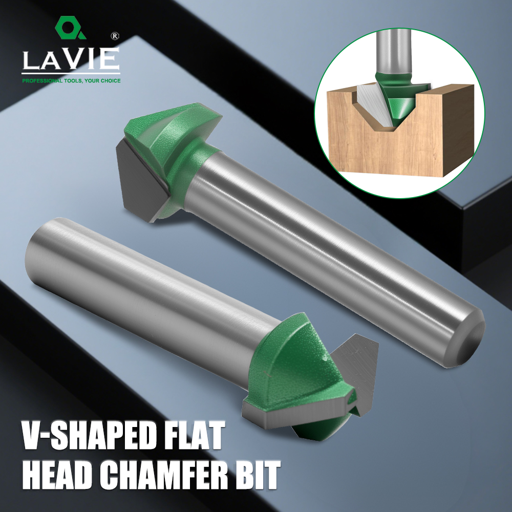 LAVIE 1pc Flat V-Bit untuk Kay - 3D Printing Online ulasan dan harga