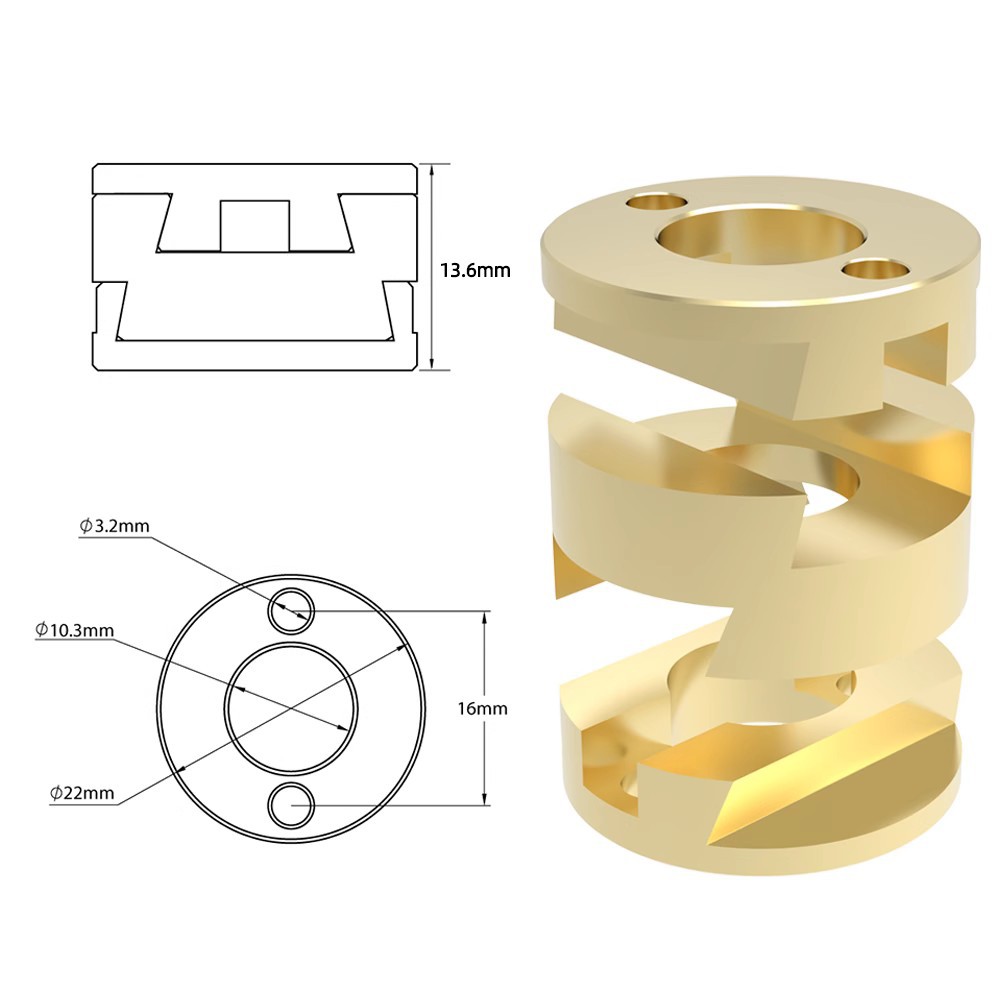 Aksesori Printer 3D Sekrup Sum - Z Axis Stabilizer 3D ulasan dan harga