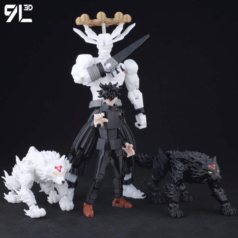Figur Aksi Jujutsu Kaisen Baru - 3D Printing Titanium ulasan dan harga