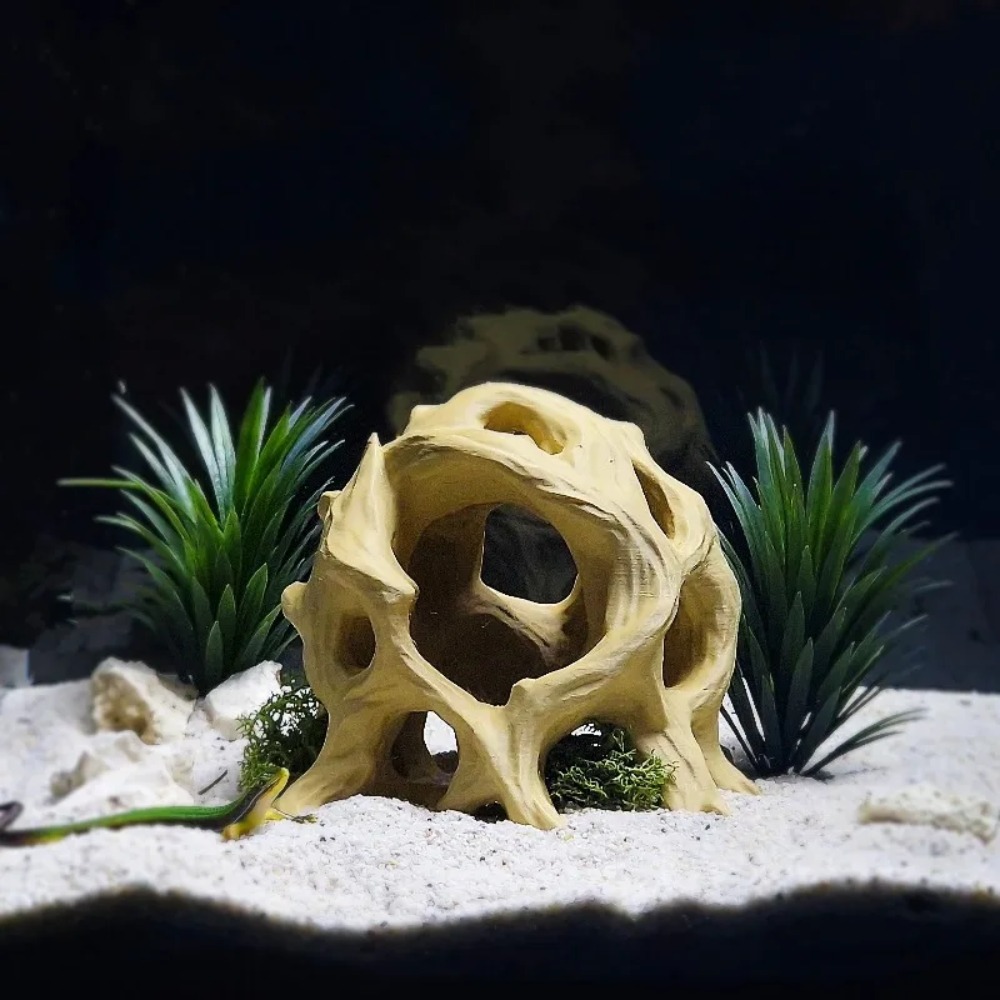 Hiasan Dekorasi Akuarium Gua P - 3D Printing Lizard ulasan dan harga
