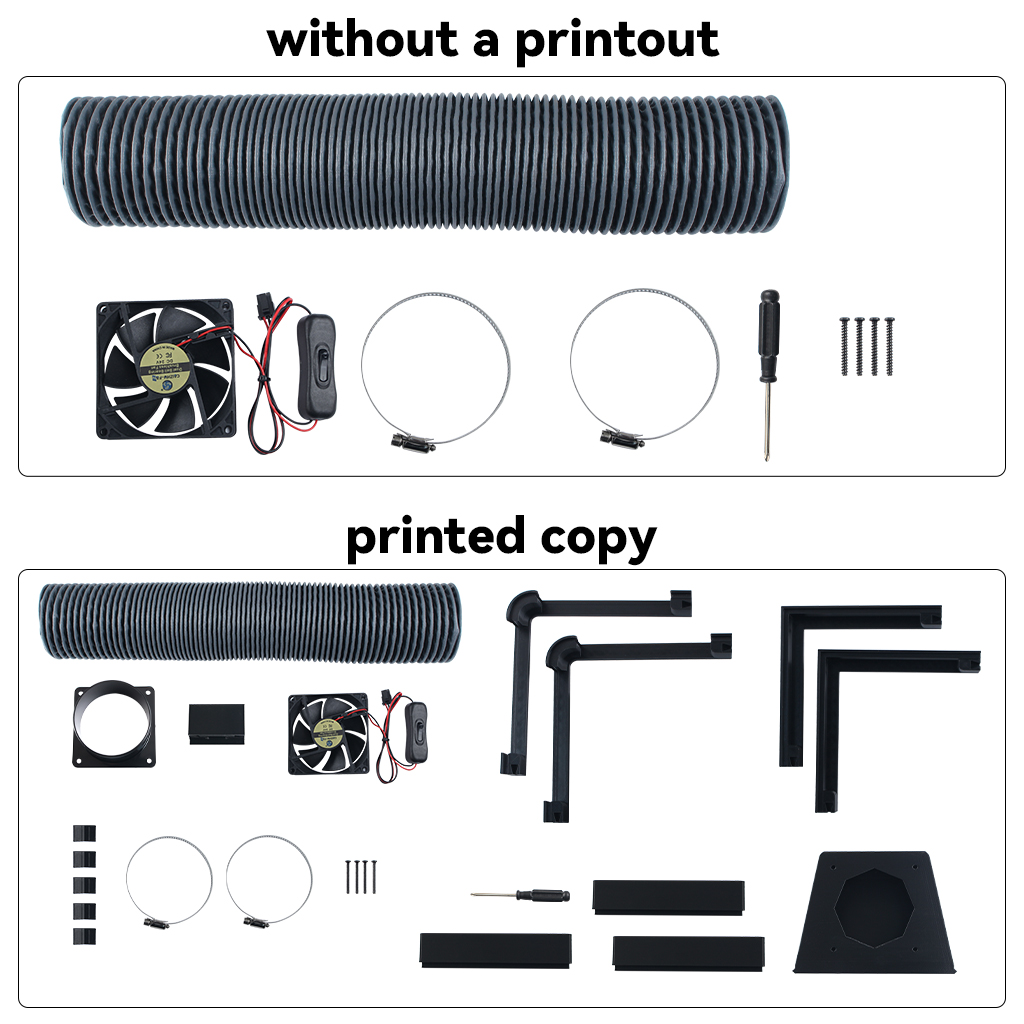 Kit Kipas Buang Eksternal untu - 3D Printing Laboratory ulasan dan harga