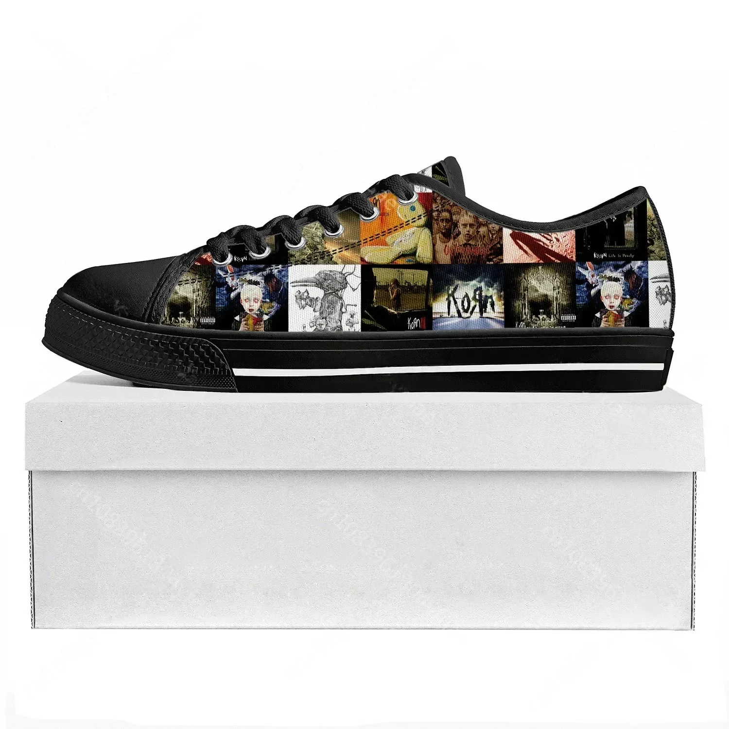 Korn Rock Band Sepatu Kets Kua - 3D Printing Quality ulasan dan harga