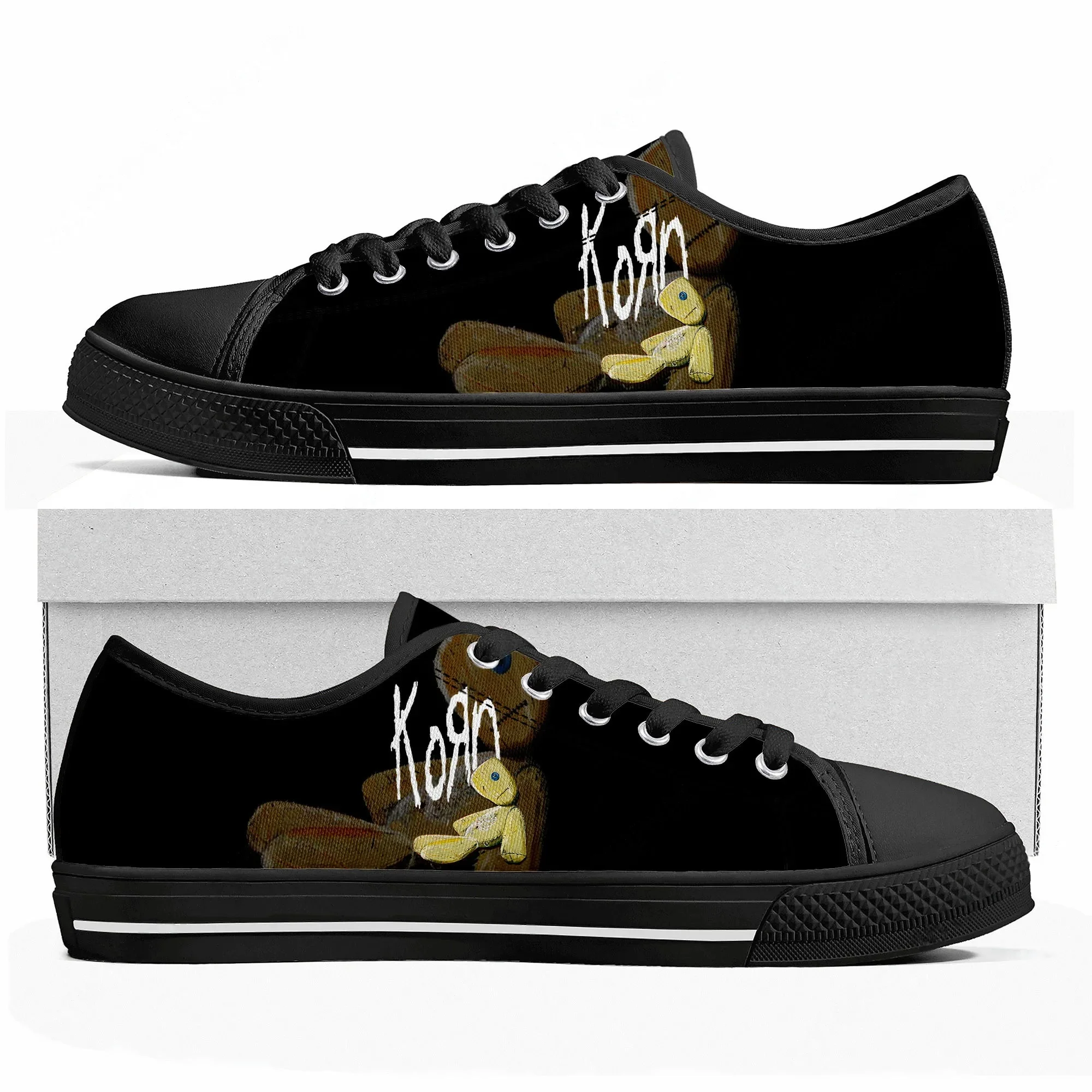 Korn Rock Band Sepatu Kets Kua - 3D Printing Quality ulasan dan harga