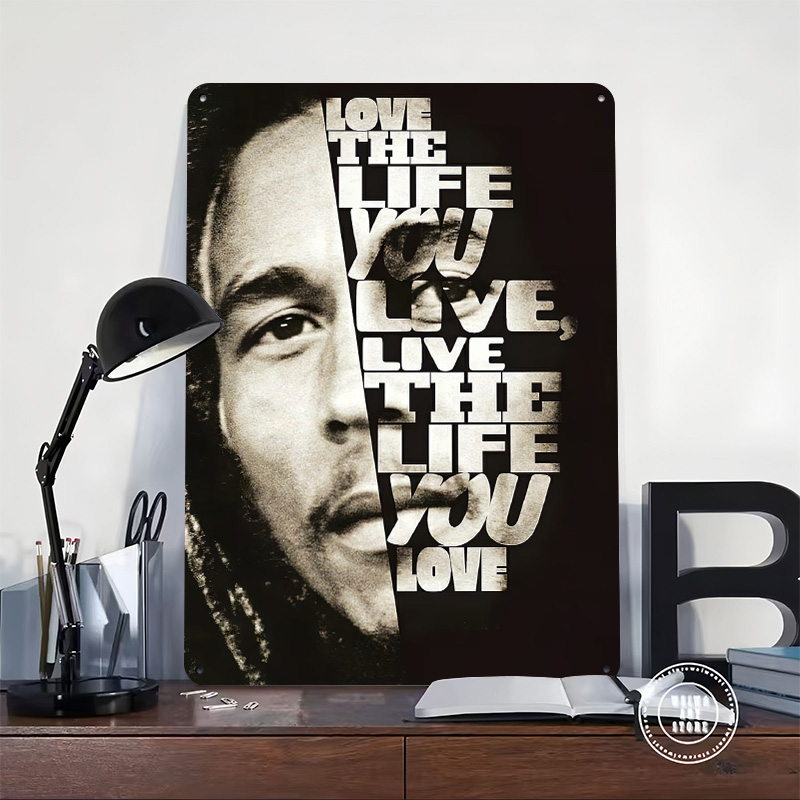 Poster Kutipan Bob Marley Retr - 3D Printing Quotes ulasan dan harga