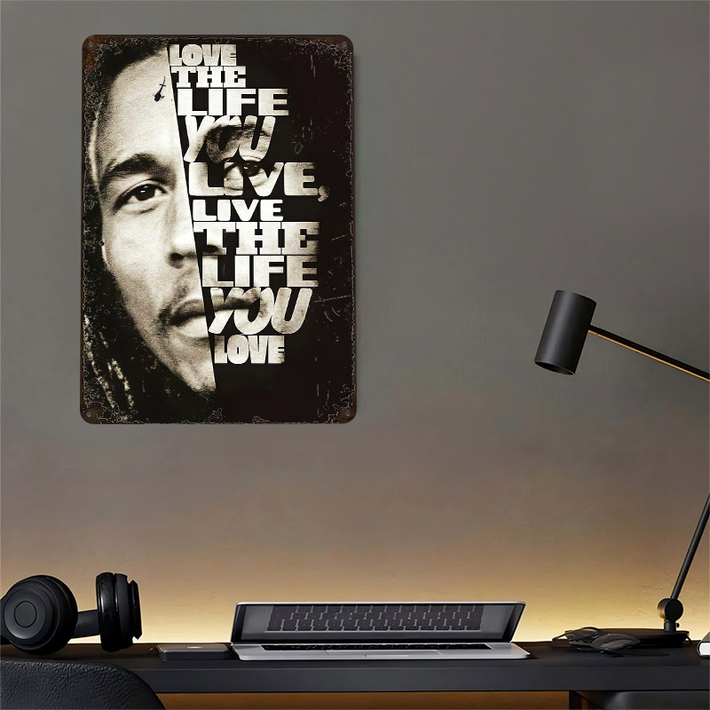 Poster Kutipan Bob Marley Retr - 3D Printing Quotes ulasan dan harga