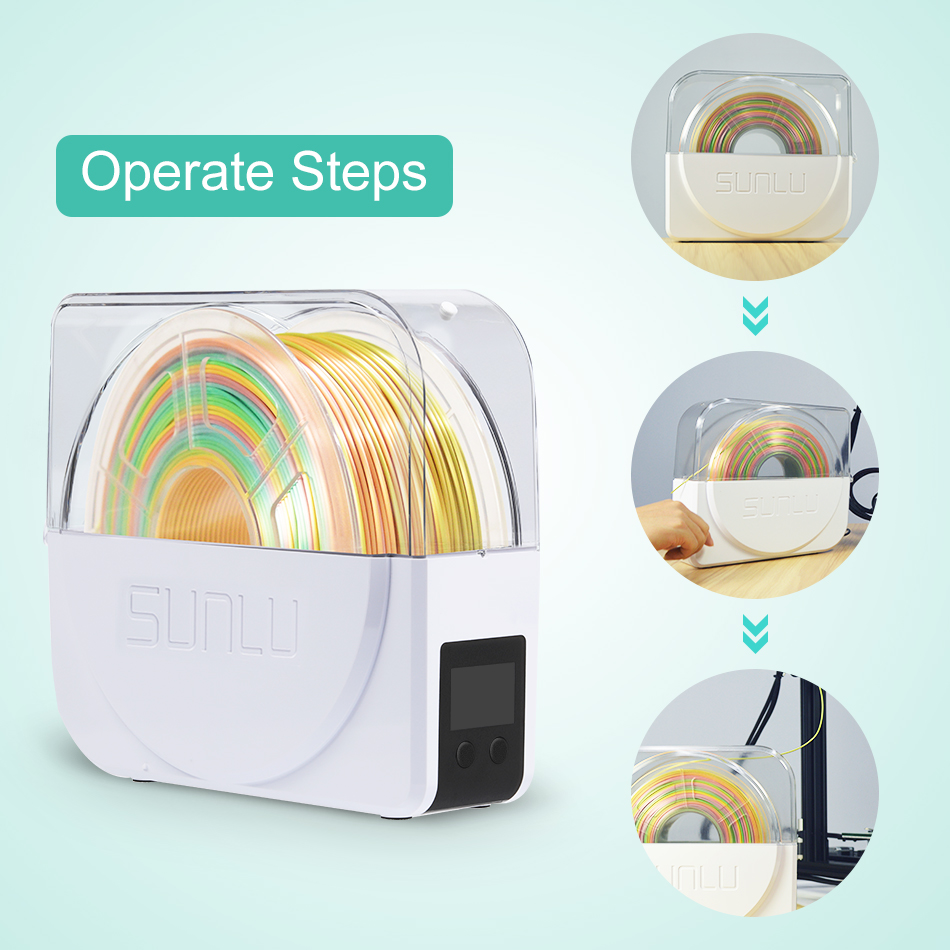 SUNLU pengering filamen S1 Plu - 3D Printing Output ulasan dan harga