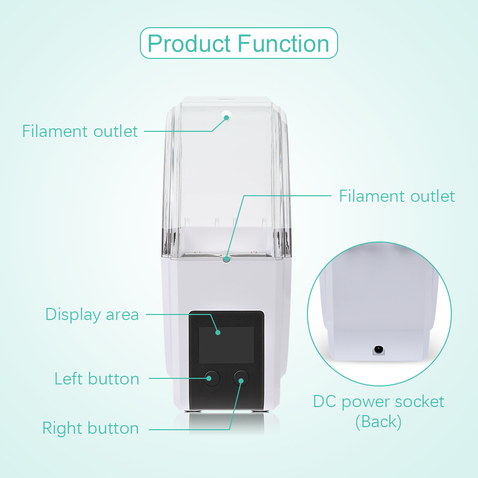 SUNLU pengering filamen S1 Plu - 3D Printing Output ulasan dan harga