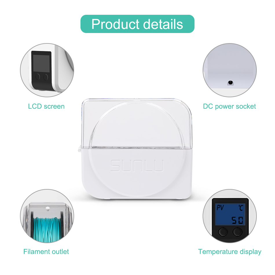SUNLU pengering filamen S1 Plu - 3D Printing Output ulasan dan harga
