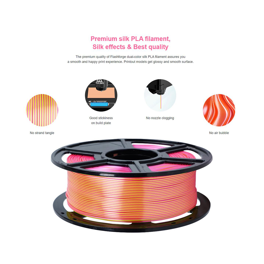 FLASHFORGE Filamen Printer 3d  - 3D Printing Output ulasan dan harga