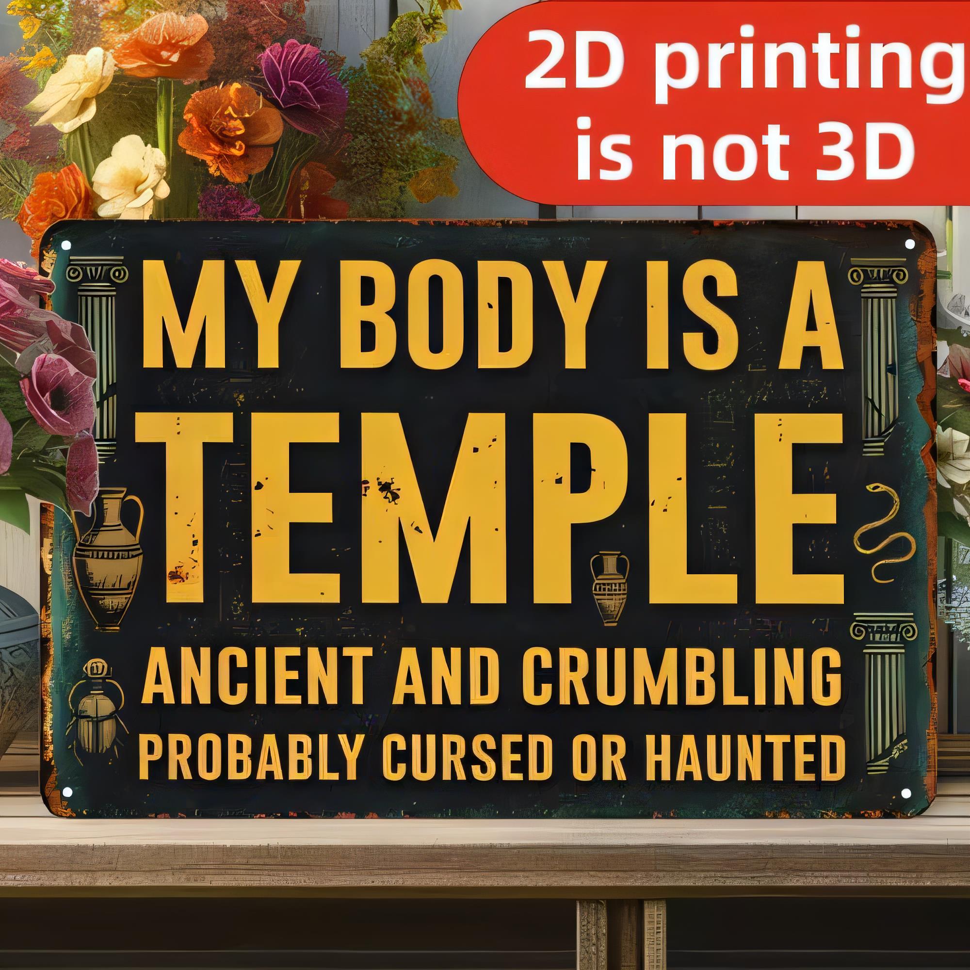 Plakat Logam untuk Dekorasi Di - 3D Printing Quotes ulasan dan harga